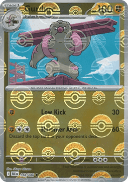 Gurdurr Reverse Pokeball - Luce Nera (048/086) ITA