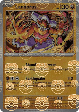Landorus Reverse Masterball - Luce Nera (053/086) ITA