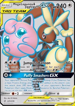 Mega Lopunny e Jigglypuff Alleati Full Art - Eclissi Cosmica (225/236) ITA