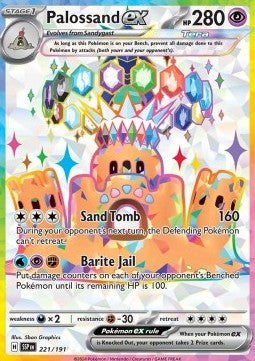 Palossand EX Full Art - Scintille Folgoranti (221/191) ITA