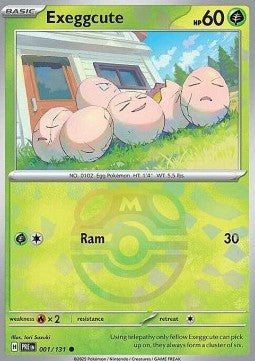 Exeggcute Reverse Masterball - Evoluzioni Prismatiche (001/131) ITA