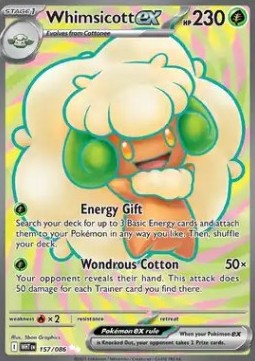 Whimsicott EX Full Art - Fuoco Bianco (157(086) ITA
