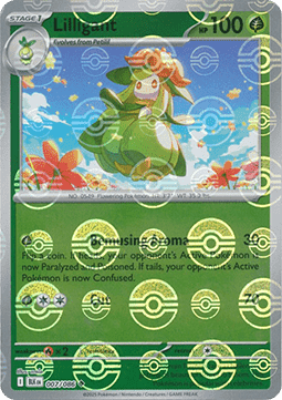 Lilligant Reverse Pokeball - Luce Nera (007/086) ITA