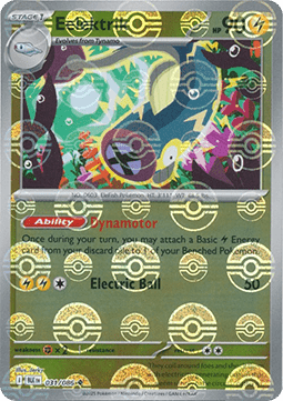 Eelektrik Reverse Pokeball - Luce Nera (031/086) ITA