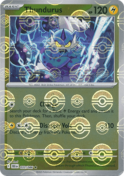 Thundurus Reverse Pokeball - Luce Nera (033/086) ITA