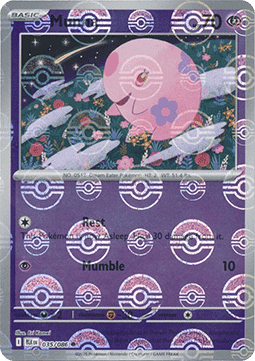 Munna Reverse Pokeball - Luce Nera (035/086) ITA