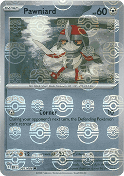 Pawniard Reverse Masterball - Luce Nera (064/086) ITA