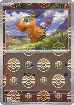 Tepig Reverse Pokeball - Fuoco Bianco (011/086) ITA