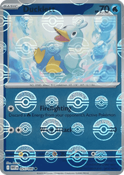 Ducklett Reverse Pokeball - Fuoco Bianco (025/086) ITA