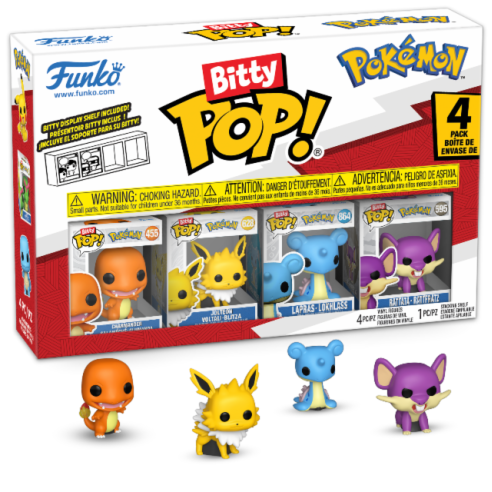 Bitty Pop Pokémon - 4 Mini Pop 2.5cm (Charmander)